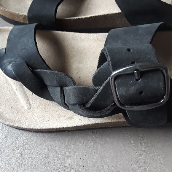 Berkley Jensen Suede Twisted Strap Birkenstock Sandal Size 9 - Picture 3 of 9